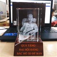 Bác Hồ 3D Để Bàn - Quà Tặng Đại Hội Đảng