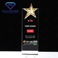 Cúp pha lê vinh, danh nhân viên xuất sắc